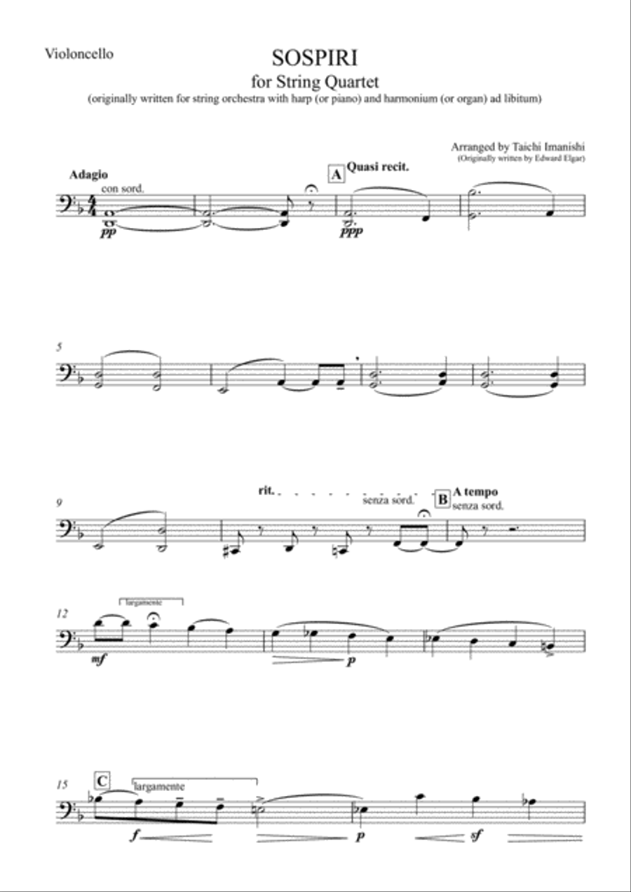 Sospiri String Quartet scores gallery preview page 3
