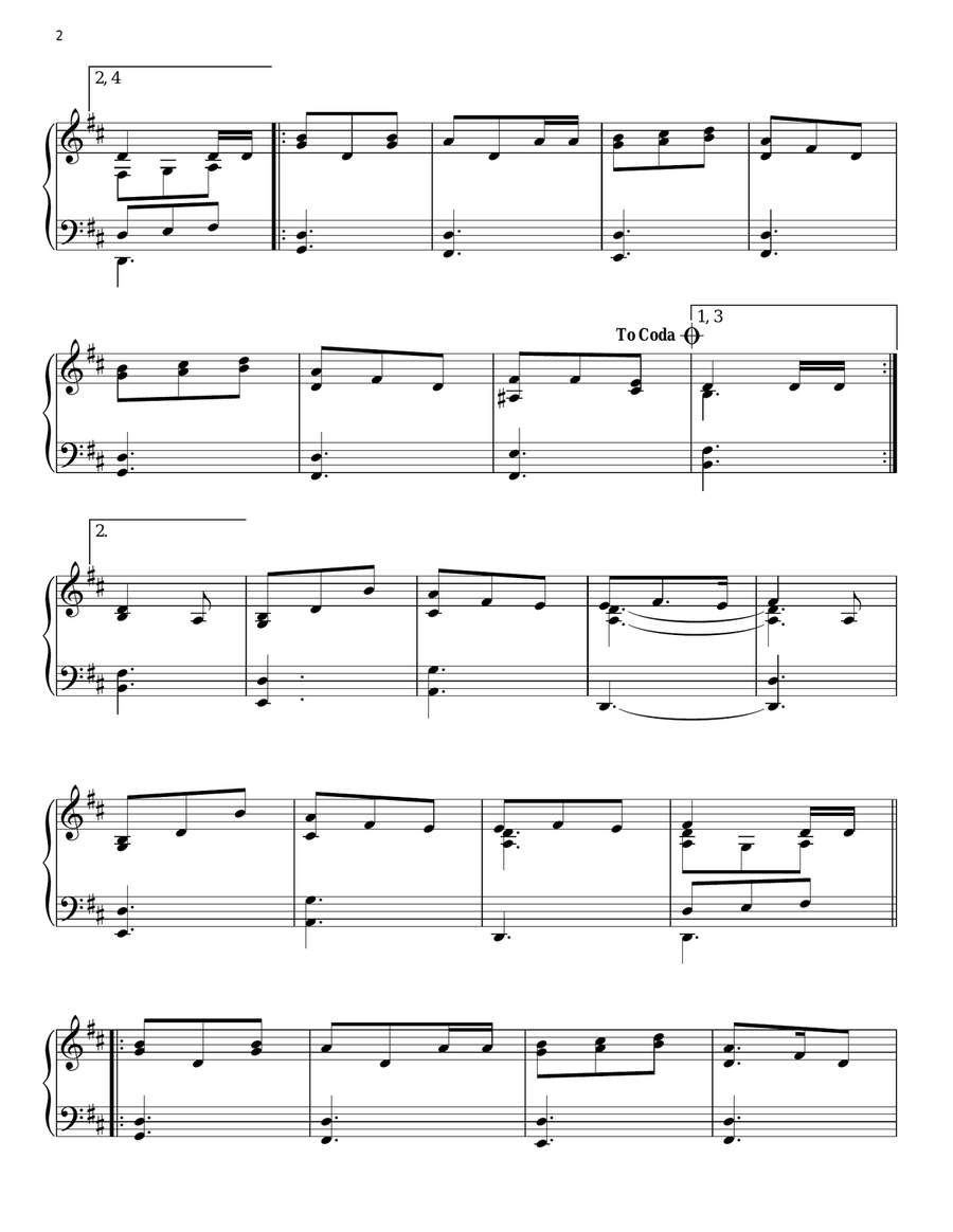 Gus: The Theatre Cat (from Cats) Piano Solo scores gallery preview page 2