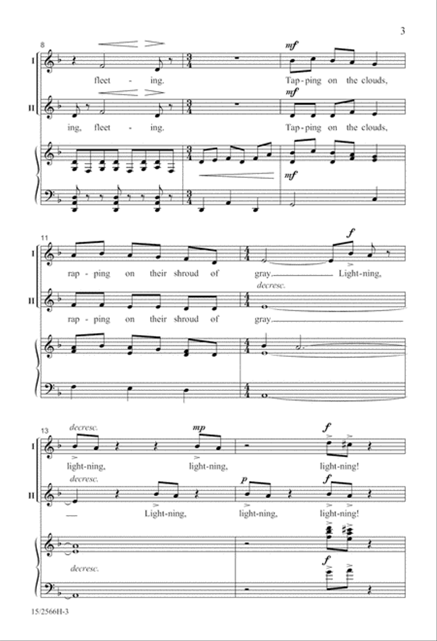 Lightning! 2-Part scores gallery preview page 4