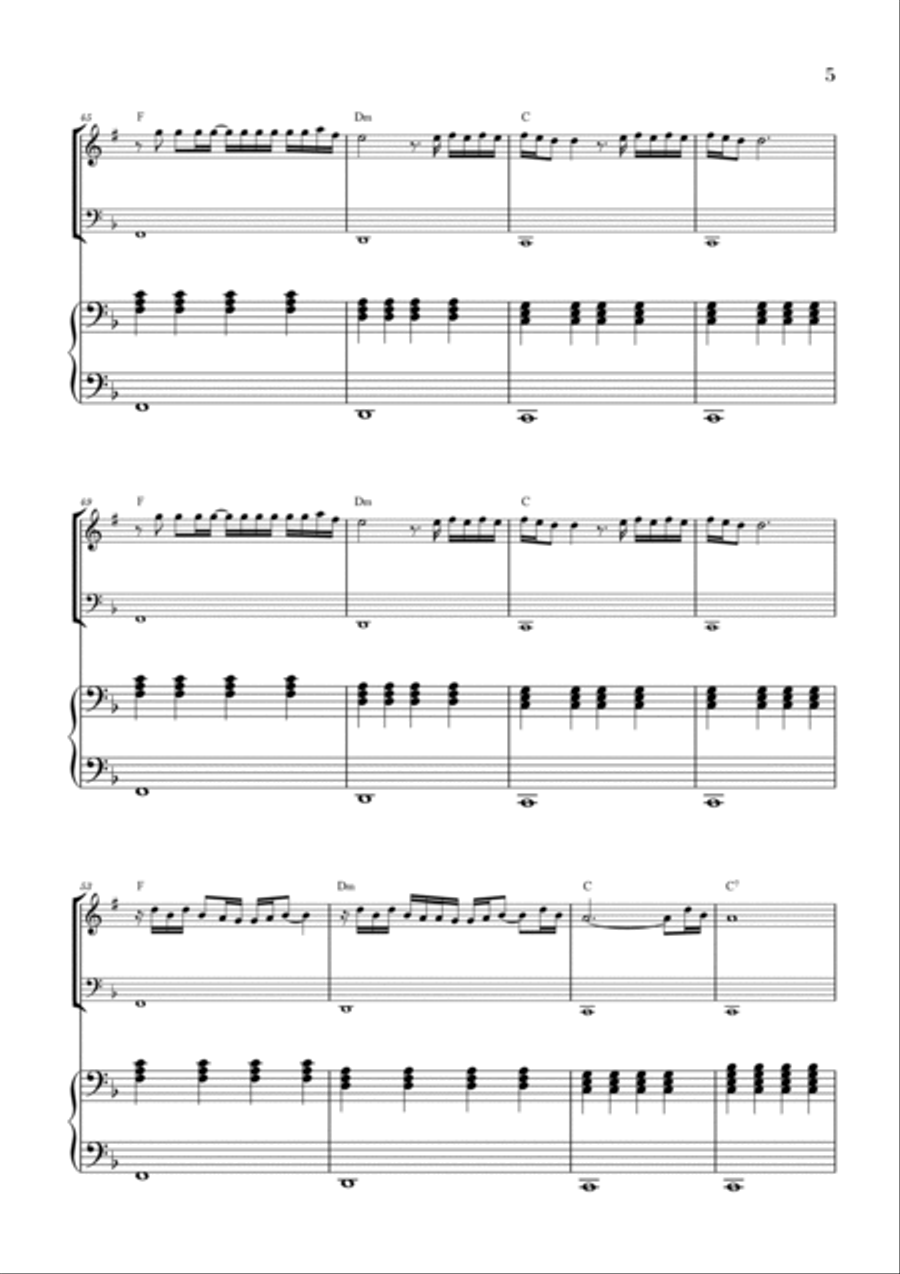 Sign Of The Times Brass Duet scores gallery preview page 5
