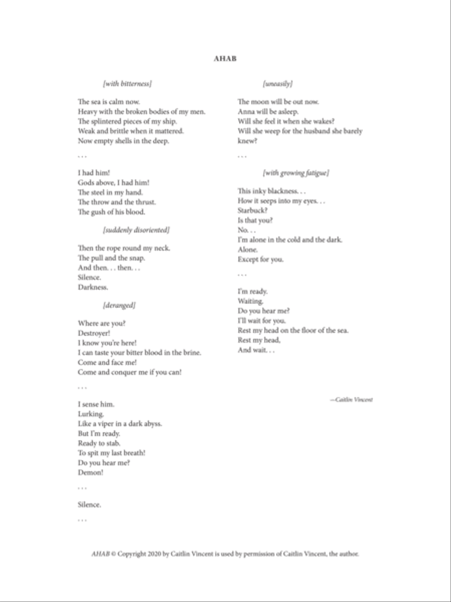 Ahab Baritone Voice scores gallery preview page 2