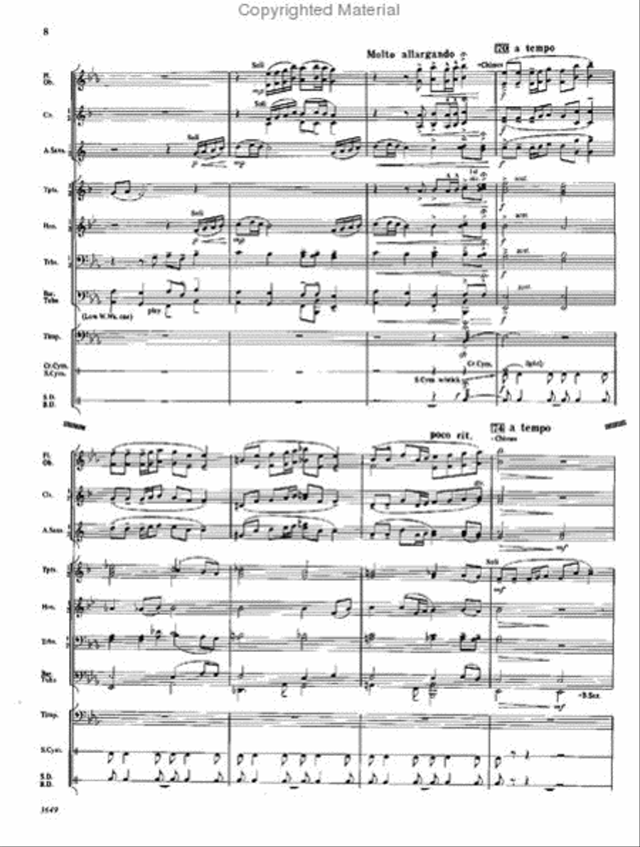 Triumphant Spirit by James Swearingen Concert Band - Sheet Music page 7