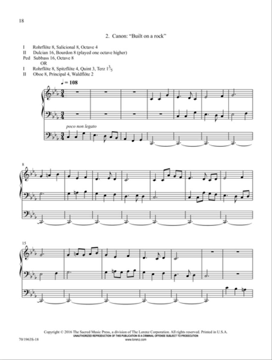 God of Grace and God of Glory Organ Solo scores gallery preview page 8