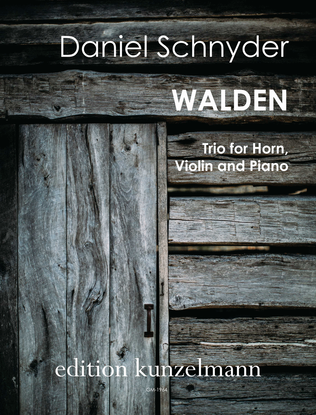 Book cover for Walden, Trio for horn, violin and piano