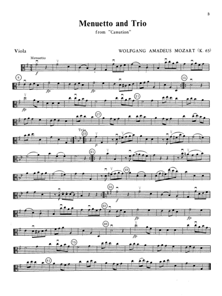 Mozart String Quartets: Viola