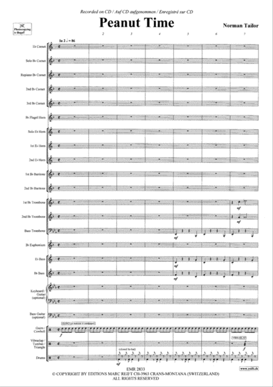 Peanut Time Brass Band scores gallery preview page 4