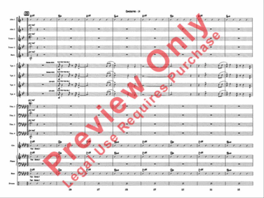 Caravan Jazz Ensemble scores gallery preview page 16