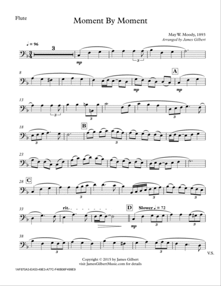 Moment By Moment Piano scores gallery preview page 5