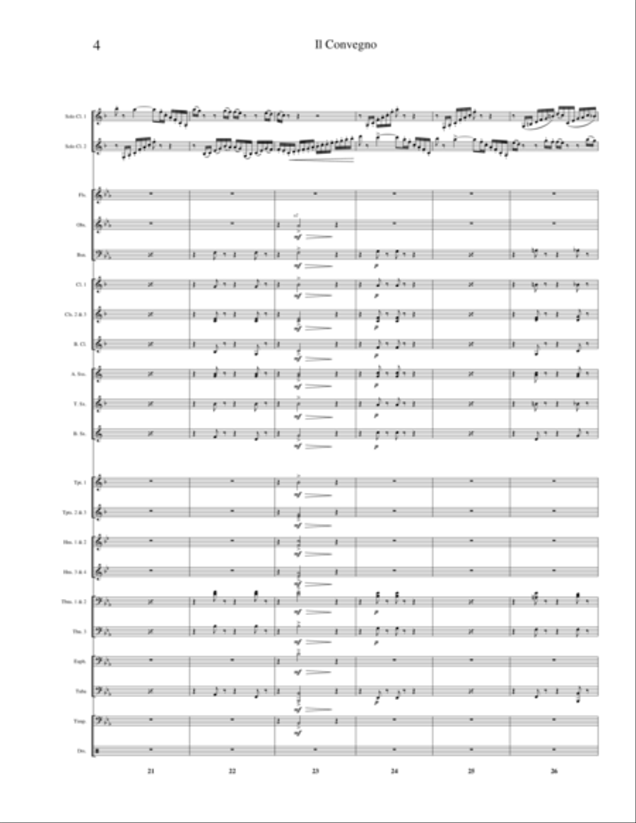 Il Convegno Il Convegno Concert Band scores gallery preview page 3