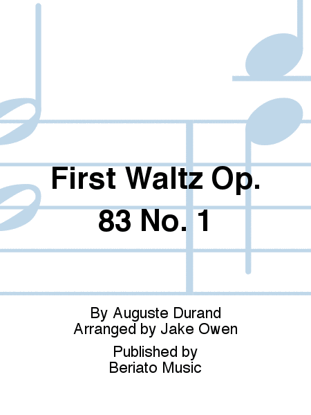First Waltz Op. 83 No. 1