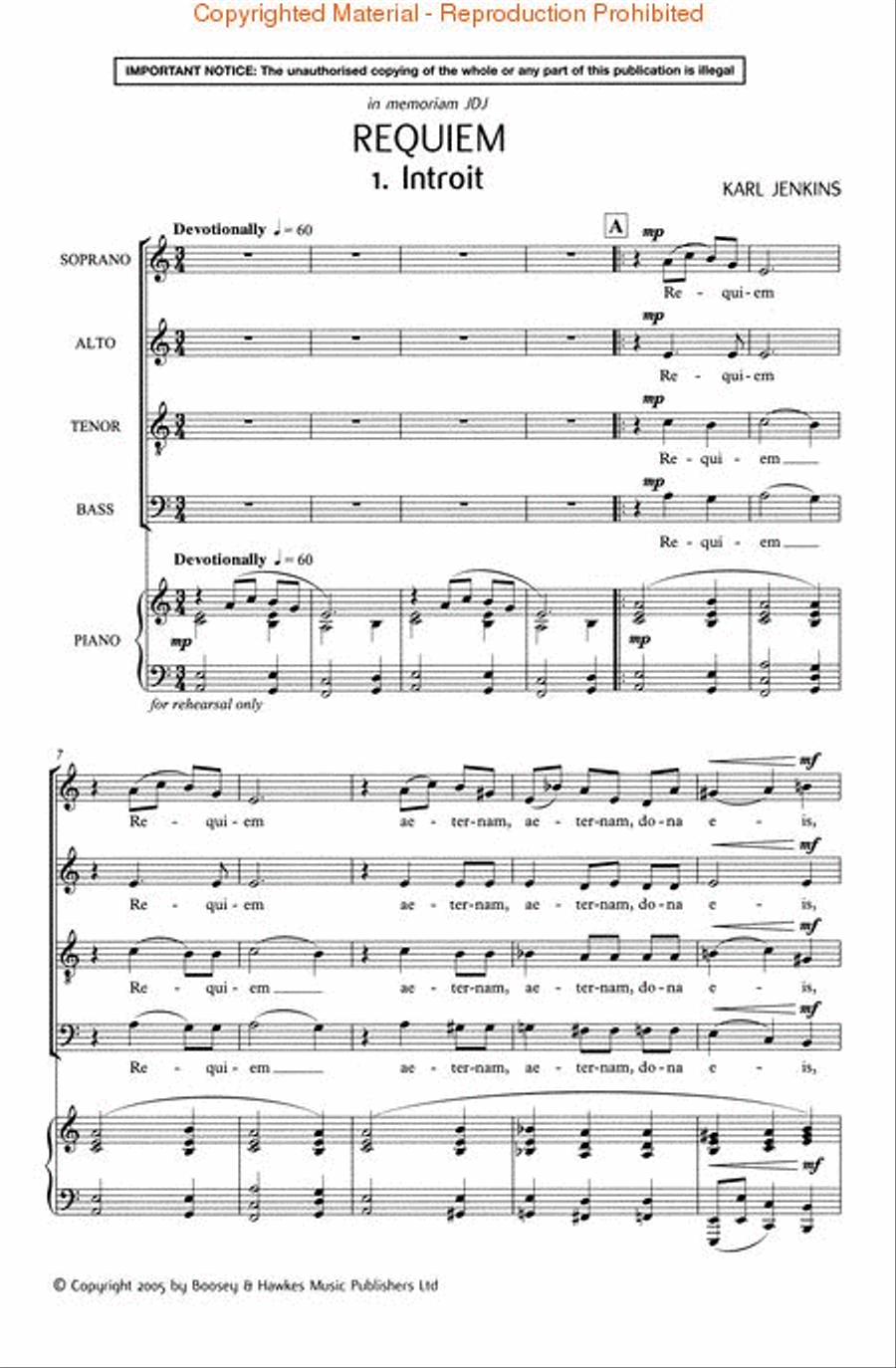 Requiem Requiem 4-Part scores gallery preview page 2