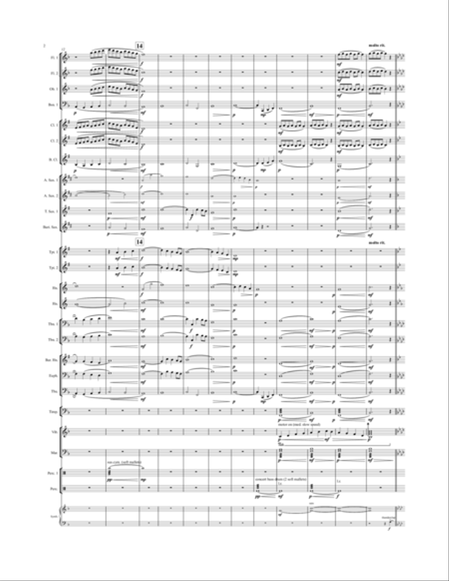 The Wide Waters Concert Band scores gallery preview page 2