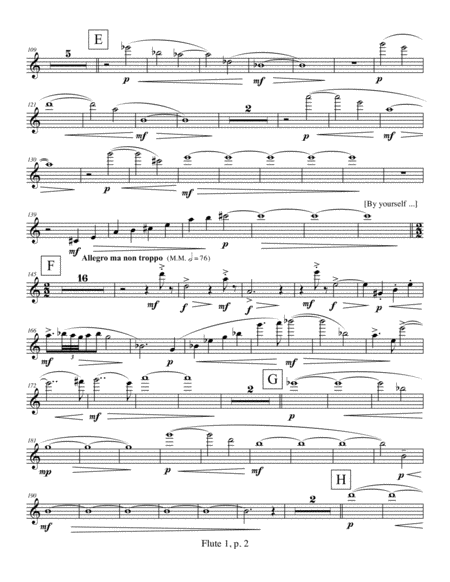 Violin Concerto (2009) Flute part 1