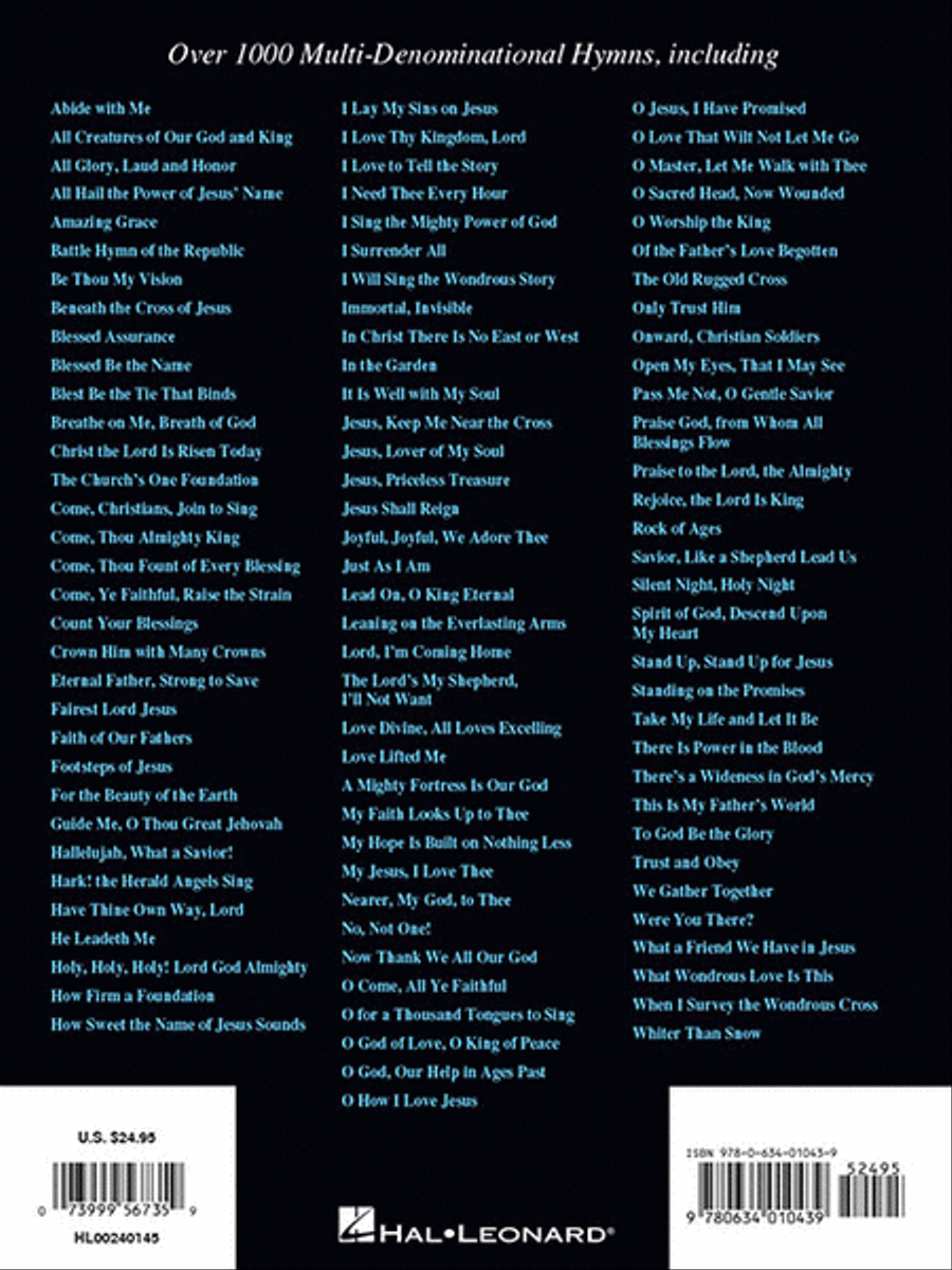 The Hymn Fake Book Piano scores gallery preview page 5