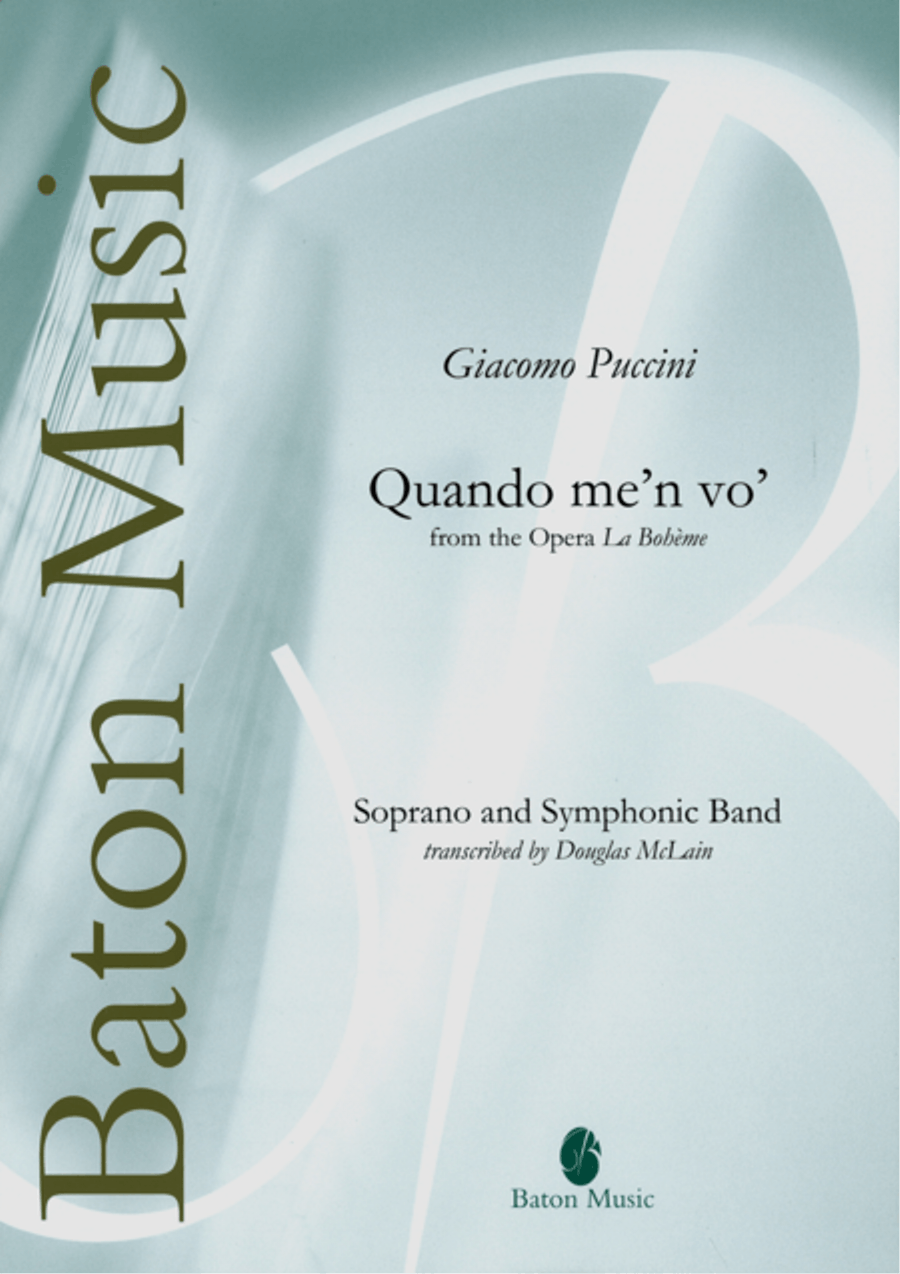 Quando me'en vo' Quando me'en vo' Concert Band scores gallery preview page 1
