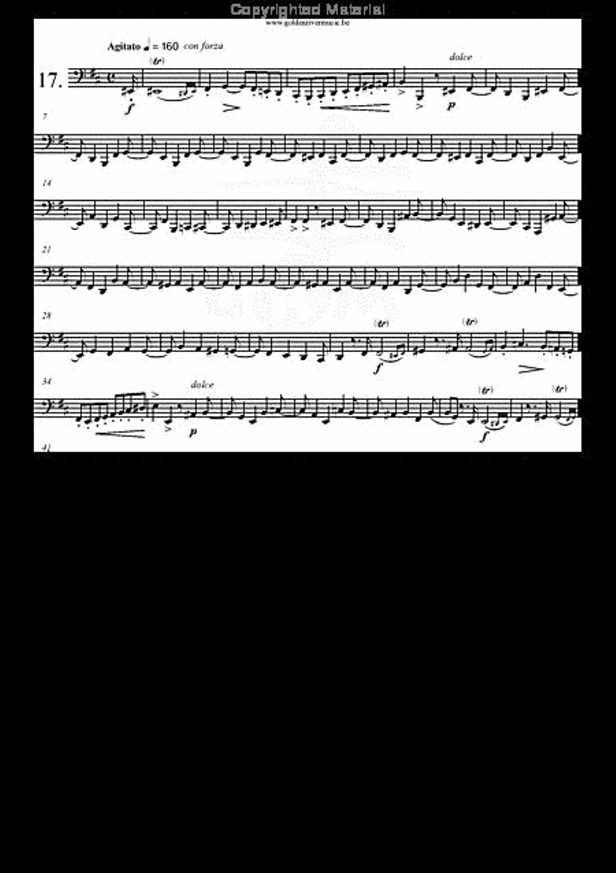 30 Etudes op. 13 Tuba scores gallery preview page 18
