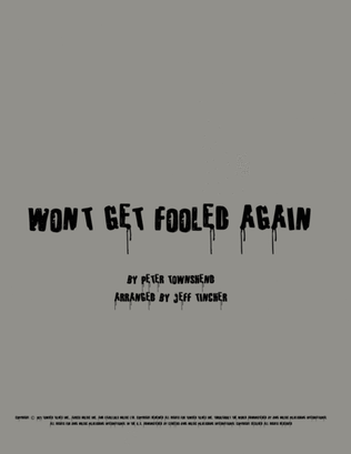 Book cover for Won't Get Fooled Again