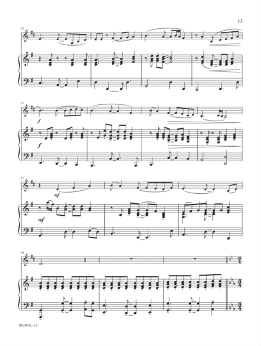 French Horn Solos for Worship, Vol. 2 Piano scores gallery preview page 6