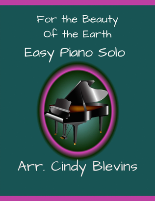 Book cover for For the Beauty of the Earth, Easy Piano Solo
