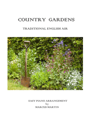 Country Gardens - Traditional English Air for Very Easy Piano