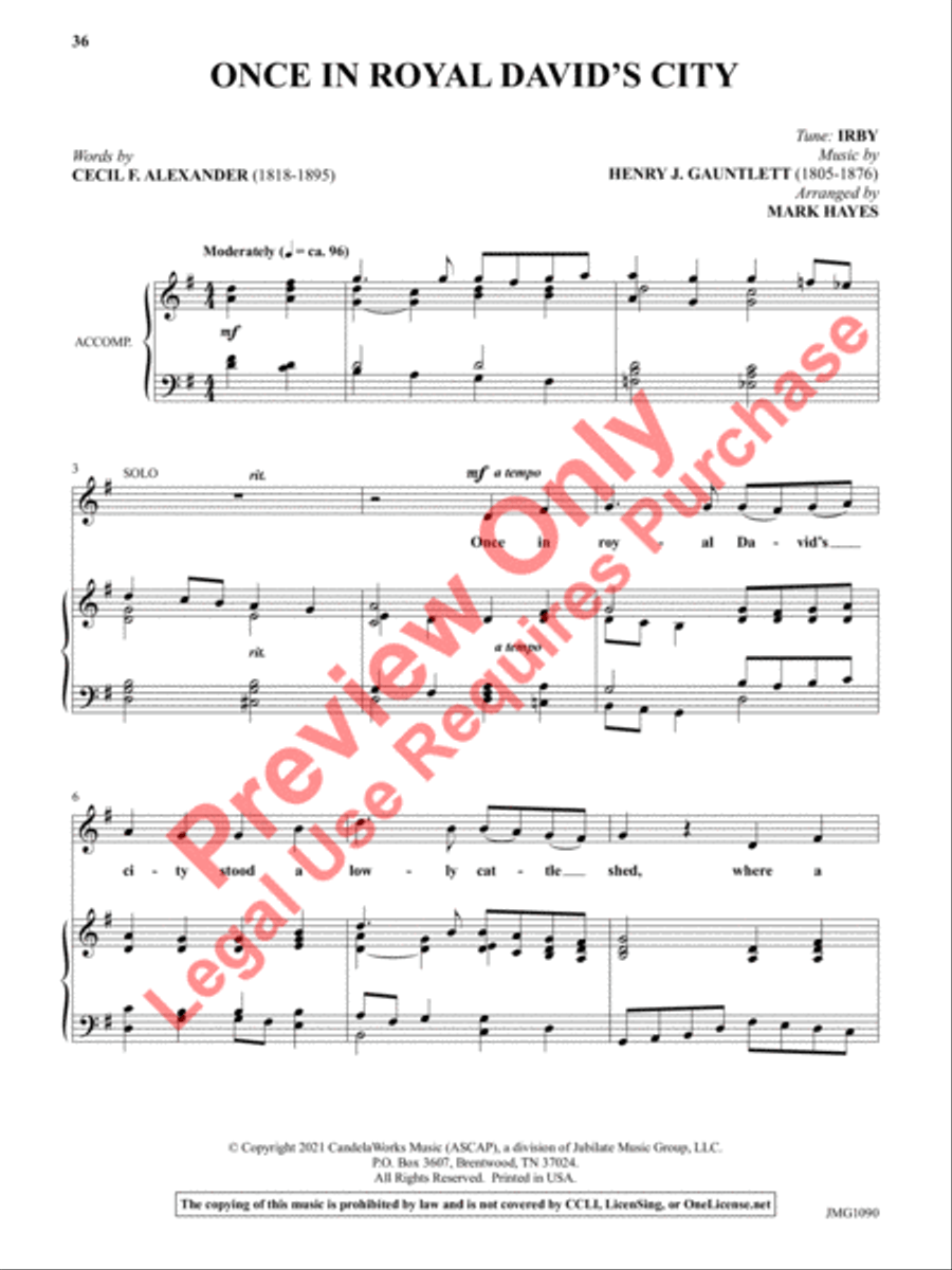The Mark Hayes Vocal Solo Collection High Voice scores gallery preview page 13
