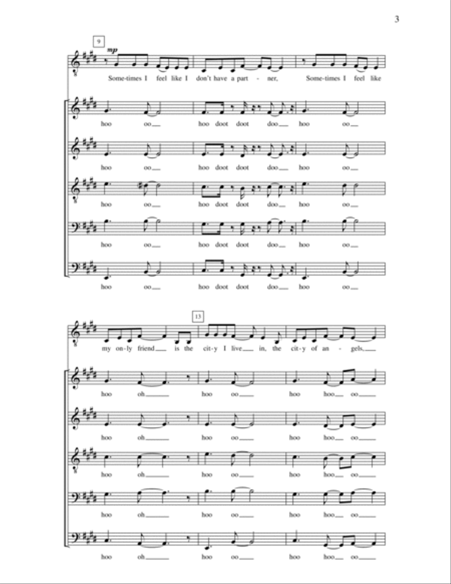Under The Bridge Under The Bridge SATBarB scores gallery preview page 3