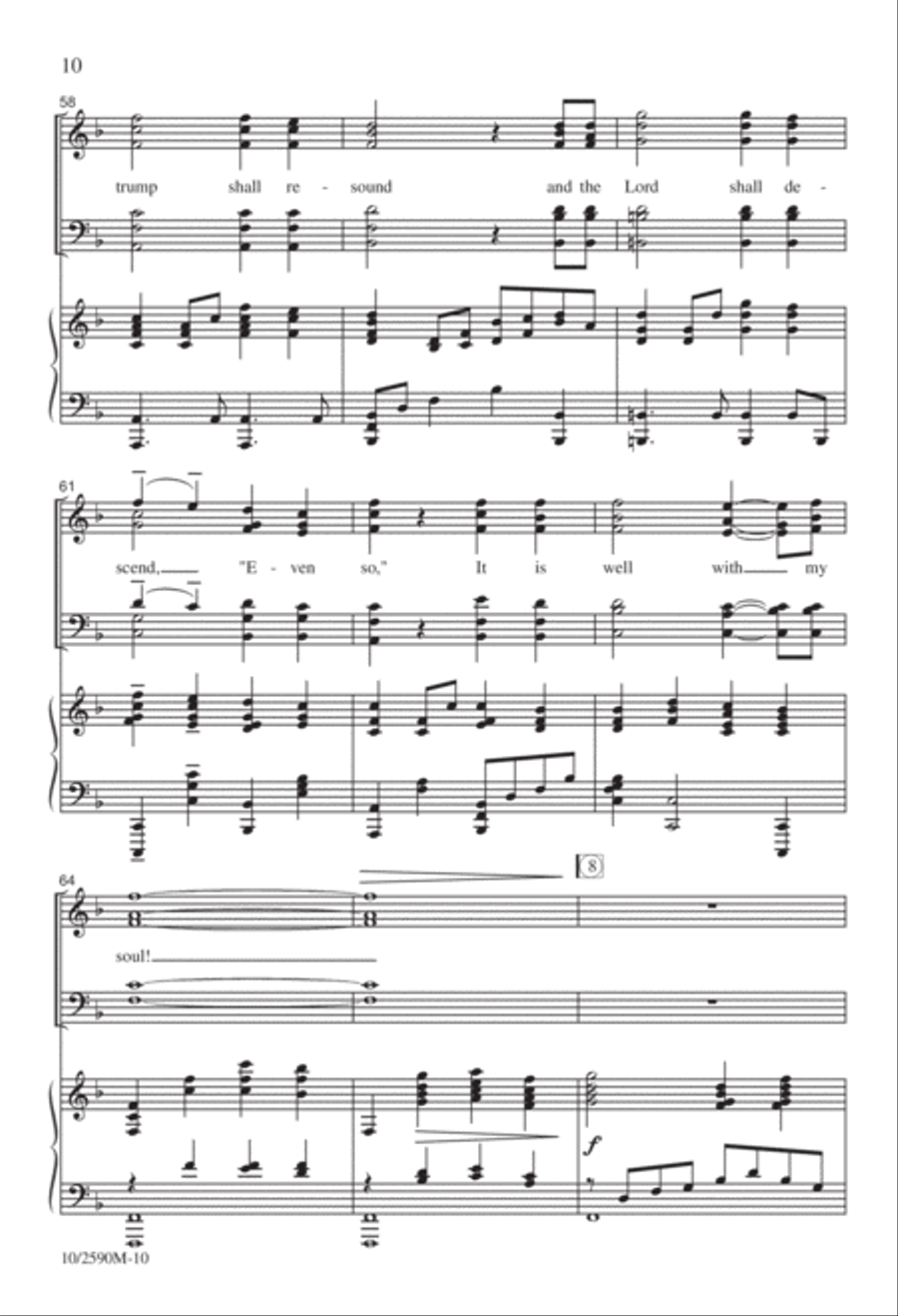 It Is Well With My Soul Divisi scores gallery preview page 10