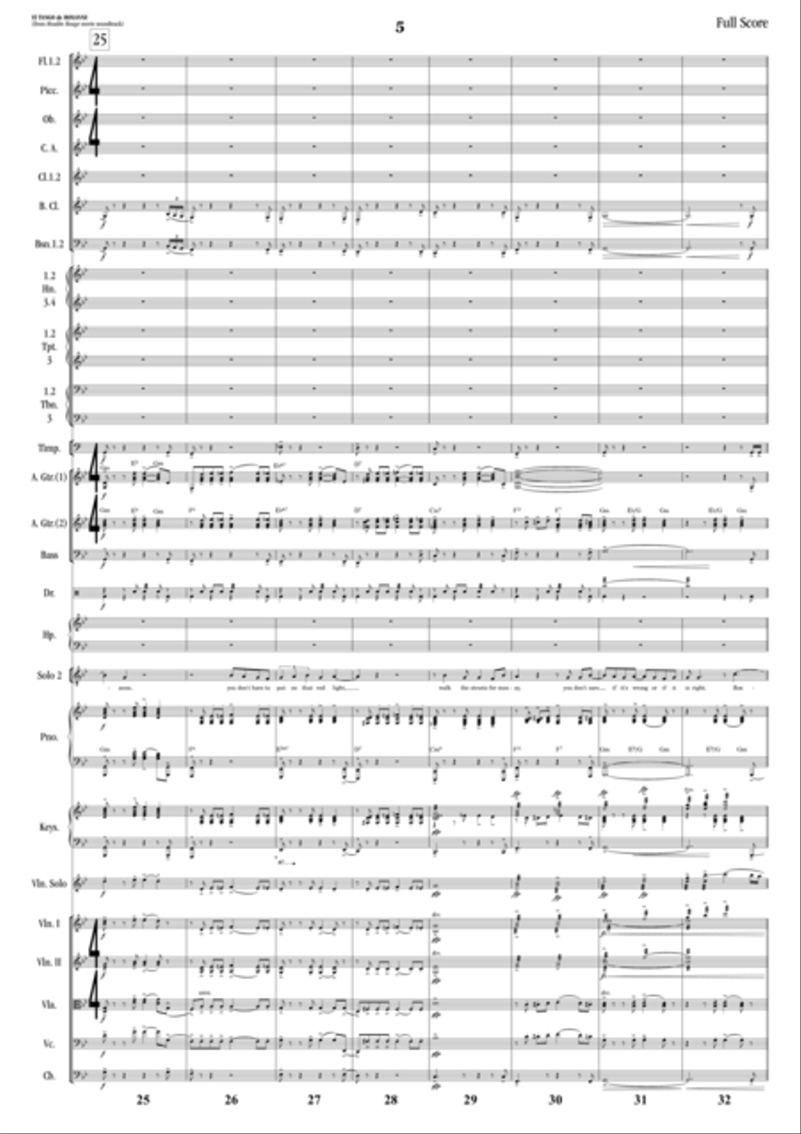 El Tango De Roxanne Full Orchestra scores gallery preview page 4
