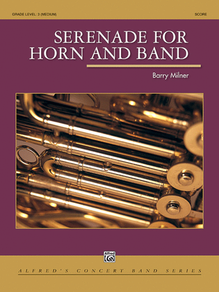 Book cover for Serenade for Horn and Band