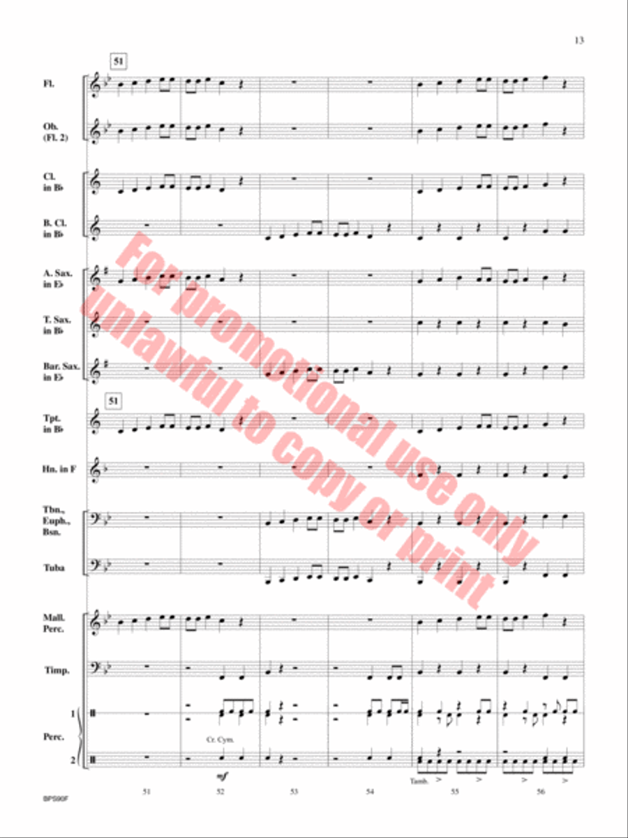 Rock Attack Concert Band scores gallery preview page 14