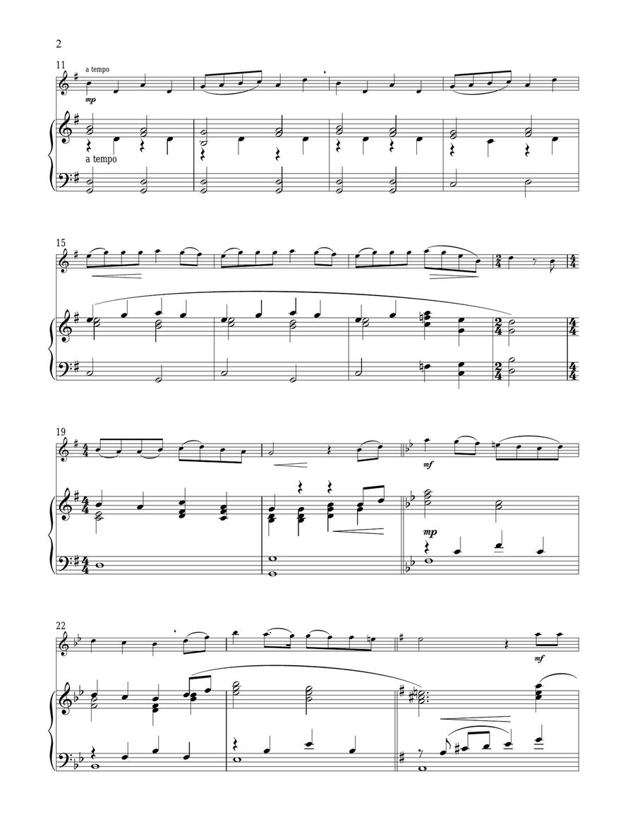The Music of the Night (from The Phantom of the Opera) Flute Solo scores gallery preview page 2