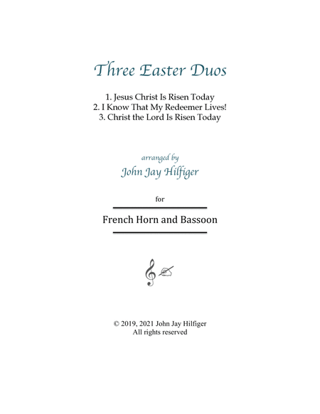 Three Easter Duos for Horn and Bassoon image number null