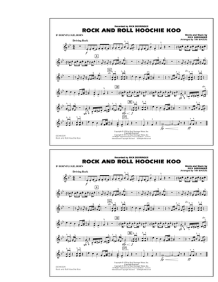 Rock And Roll Hoochie Koo - Bb Horn/Flugelhorn