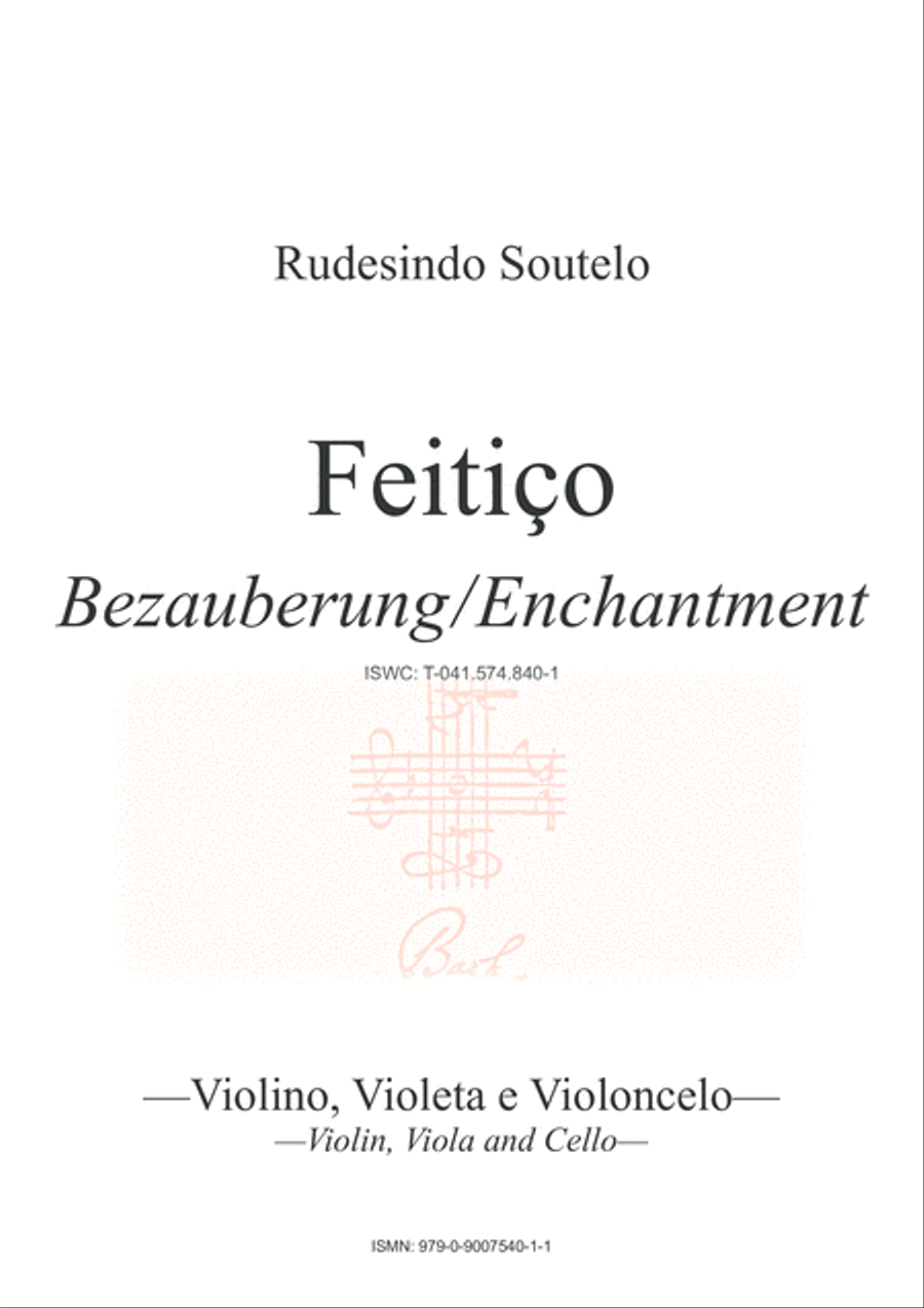 Feitiço - Bezauberung - Enchantment (Strings) String Trio scores gallery preview page 1
