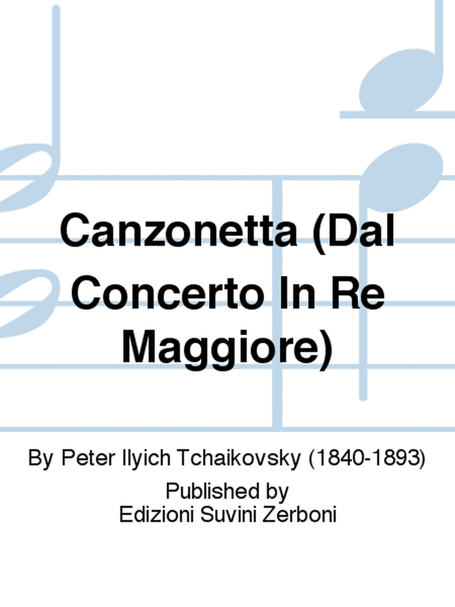 Canzonetta (Dal Concerto In Re Maggiore)