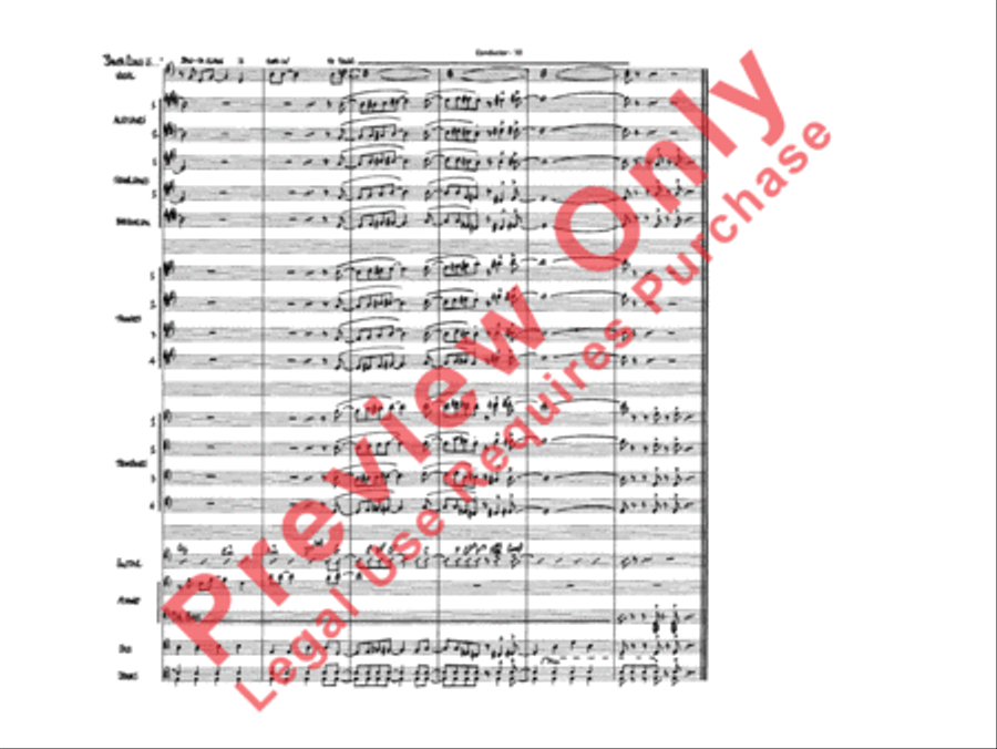 Santa Claus Is Coming to Town Jazz Ensemble scores gallery preview page 12