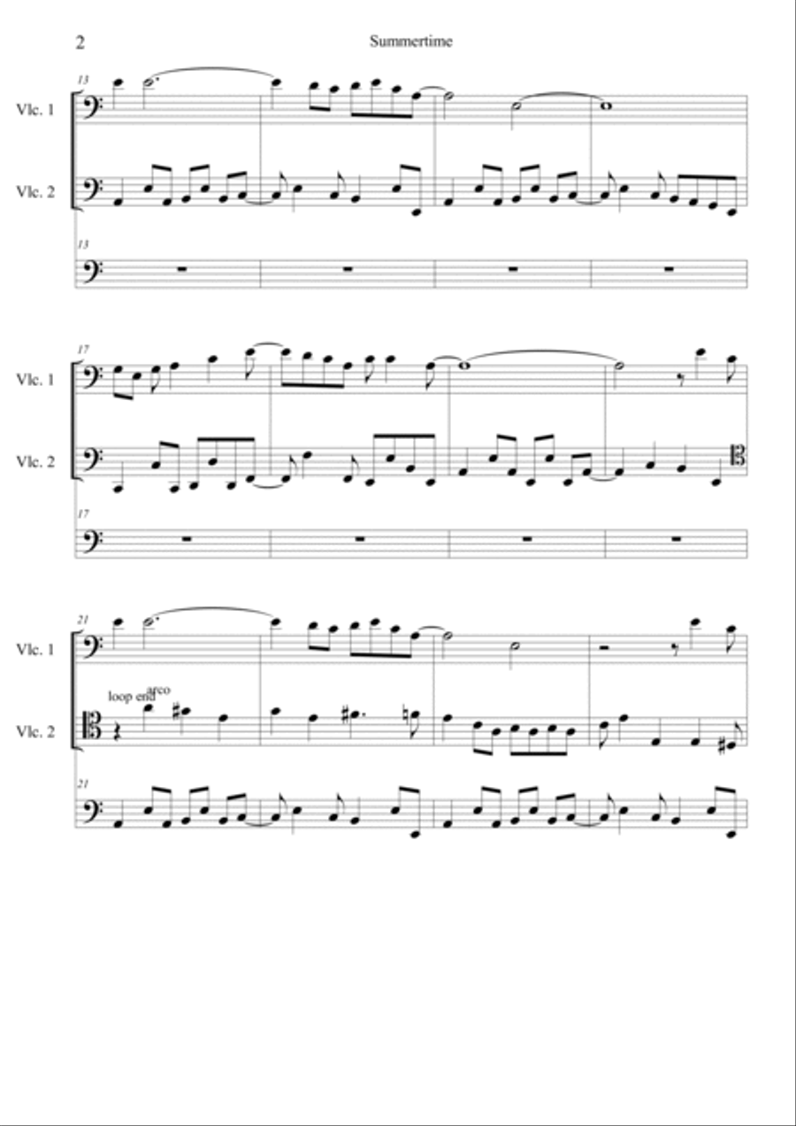 Summertime String Trio scores gallery preview page 2