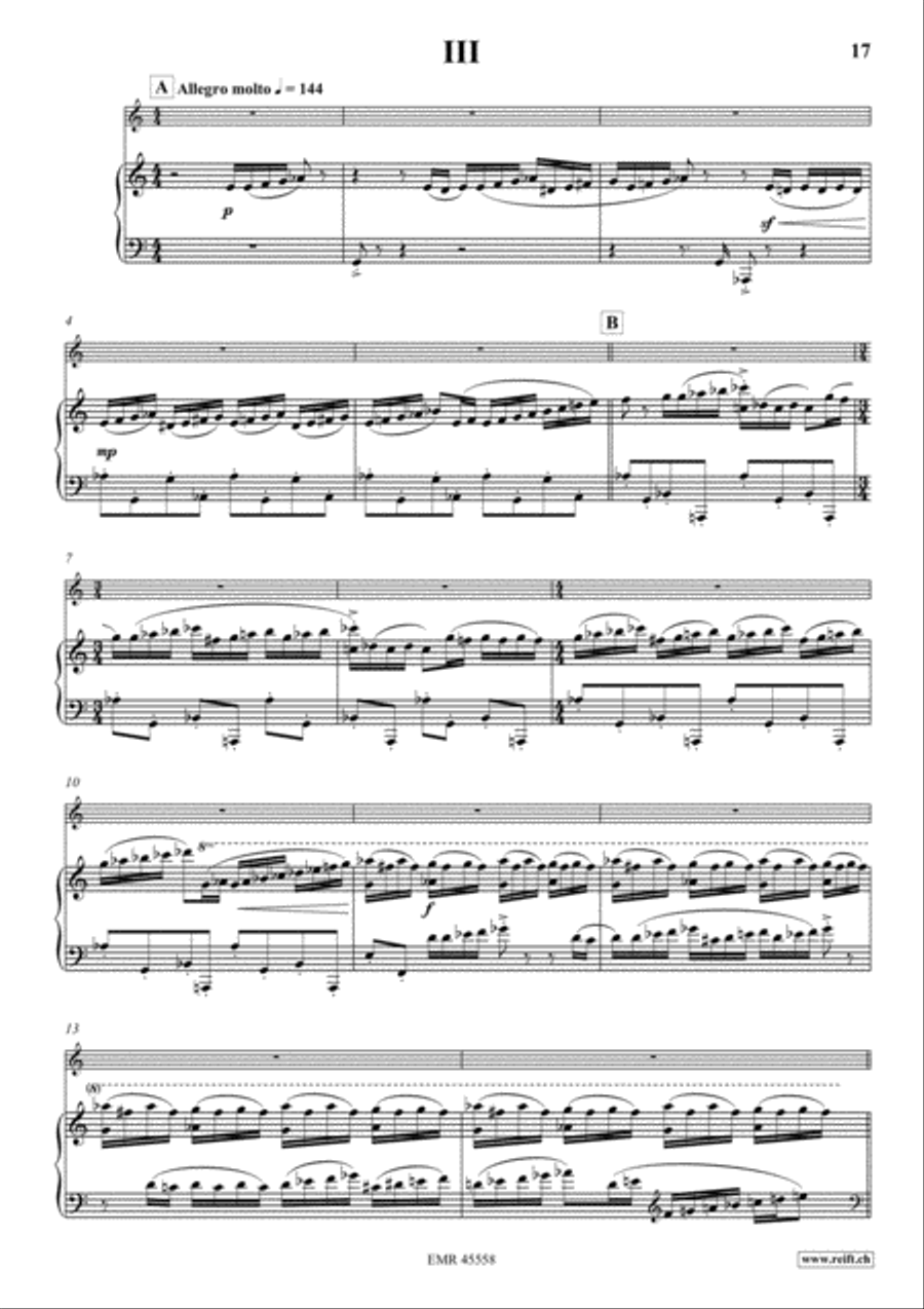 Konzert Op. 42 Piccolo scores gallery preview page 9