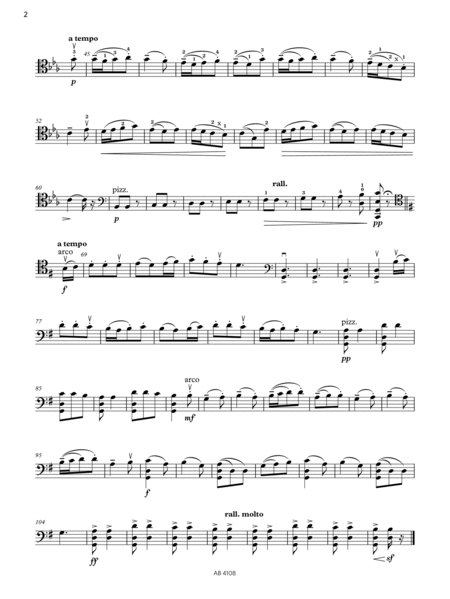 Bourée d'Auvergne (Grade 5, A1, from the ABRSM Cello Syllabus from 2024)