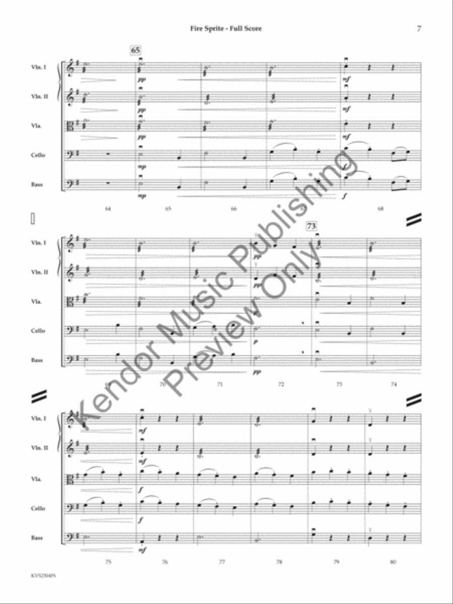 Fire Sprite Fire Sprite String Orchestra scores gallery preview page 8