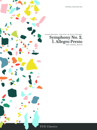 Book cover for Symphony No. 2, I. Allegro Presto