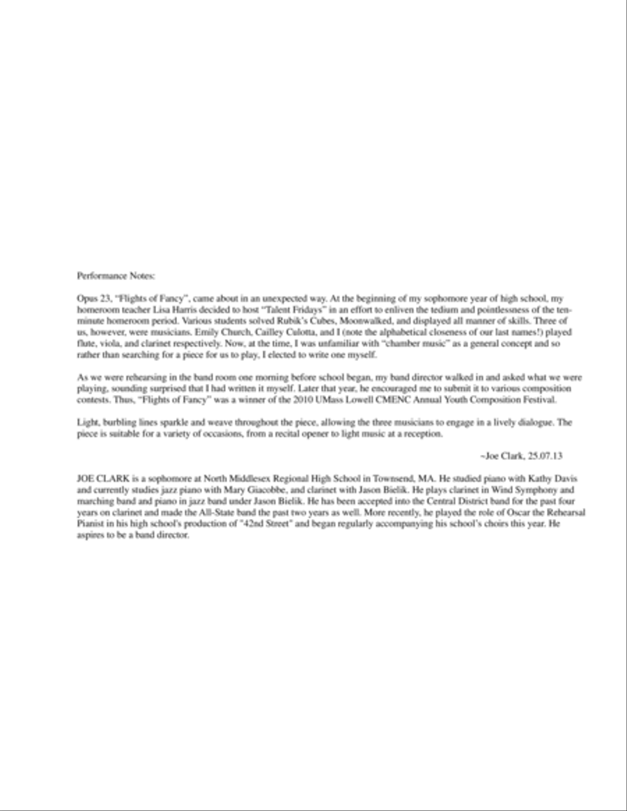 Flights of Fancy Small Ensemble scores gallery preview page 2
