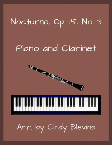Nocturne, Op. 15, No. 3, for Piano and Clarinet image number null