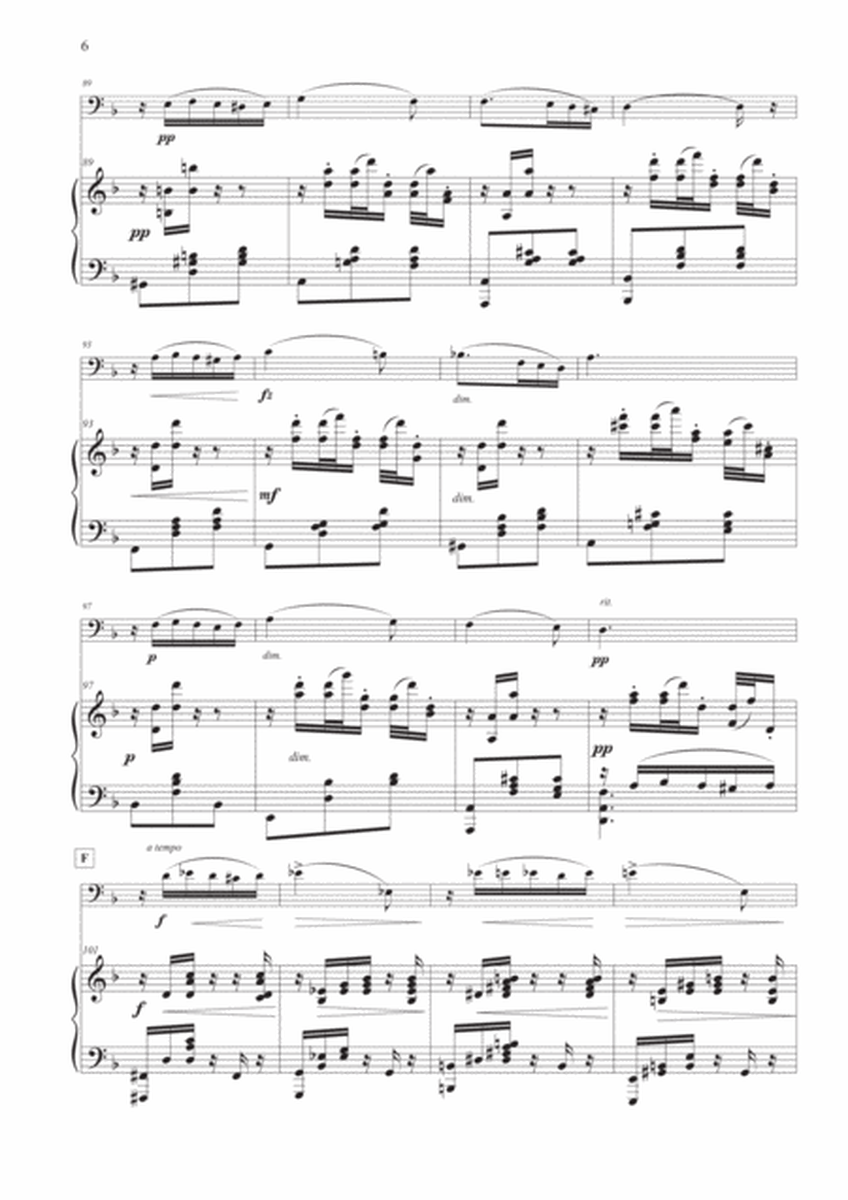 Slavonic Dance Op. 72 No. 2 for Euphonium and Piano image number null