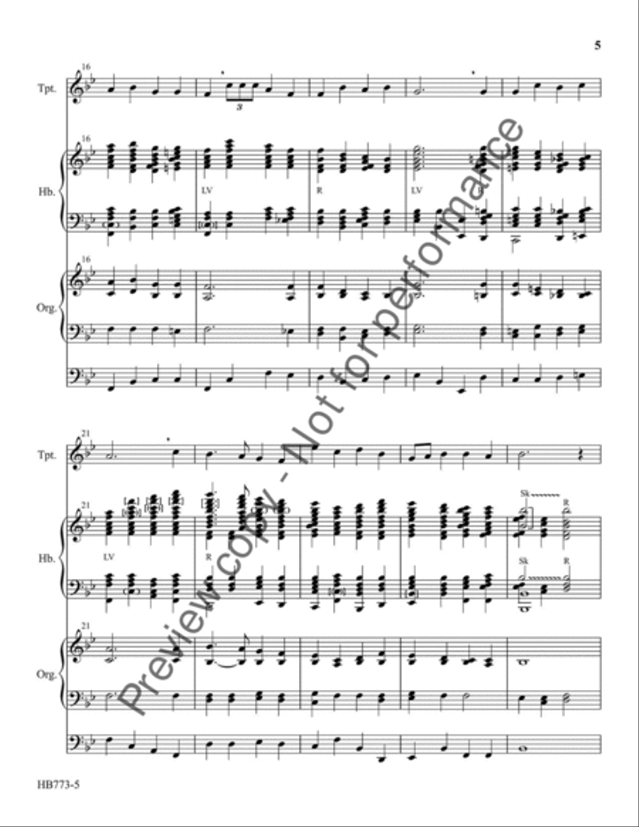 Crown Him With Many Crowns Score scores gallery preview page 6