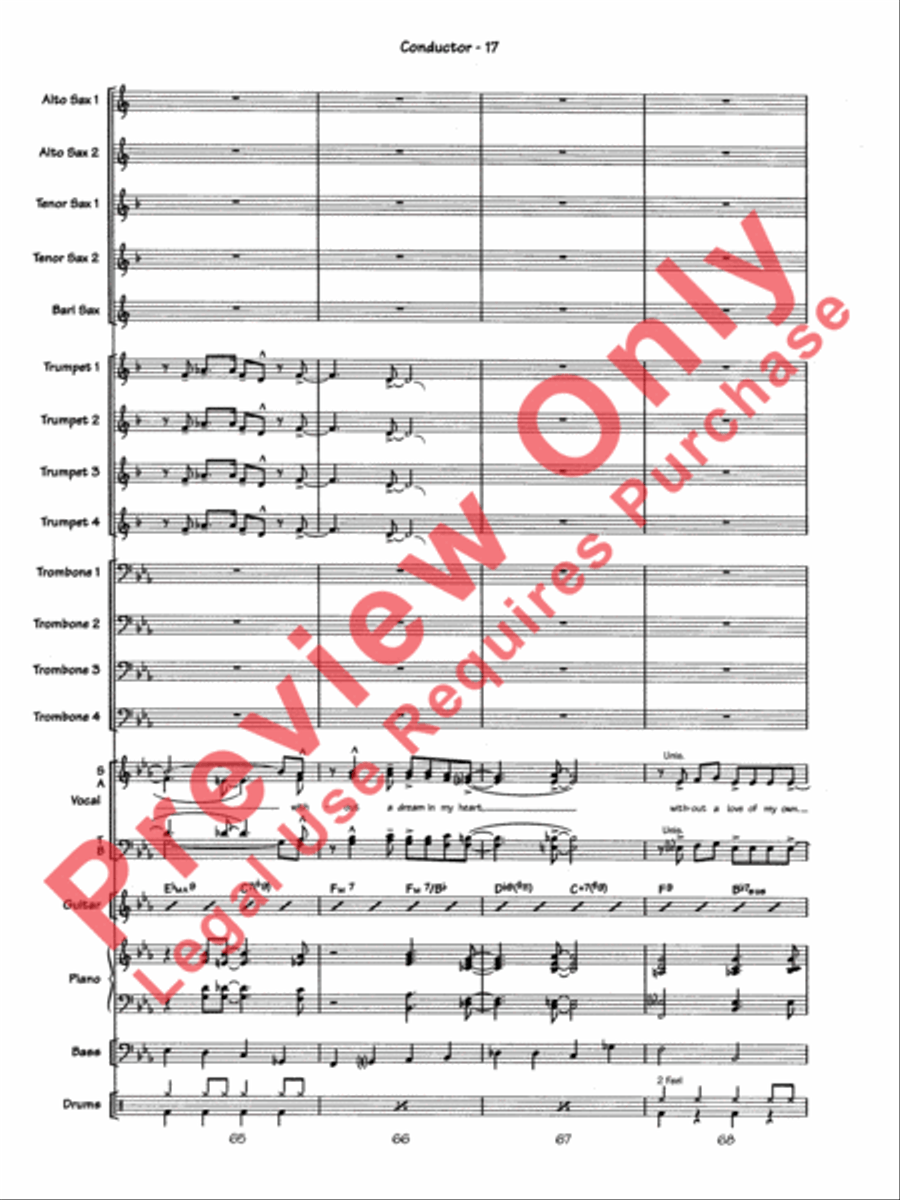 Blue Moon Jazz Ensemble scores gallery preview page 20