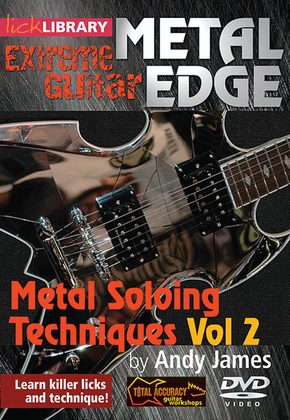 Book cover for Metal Soloing Techniques, Volume 2