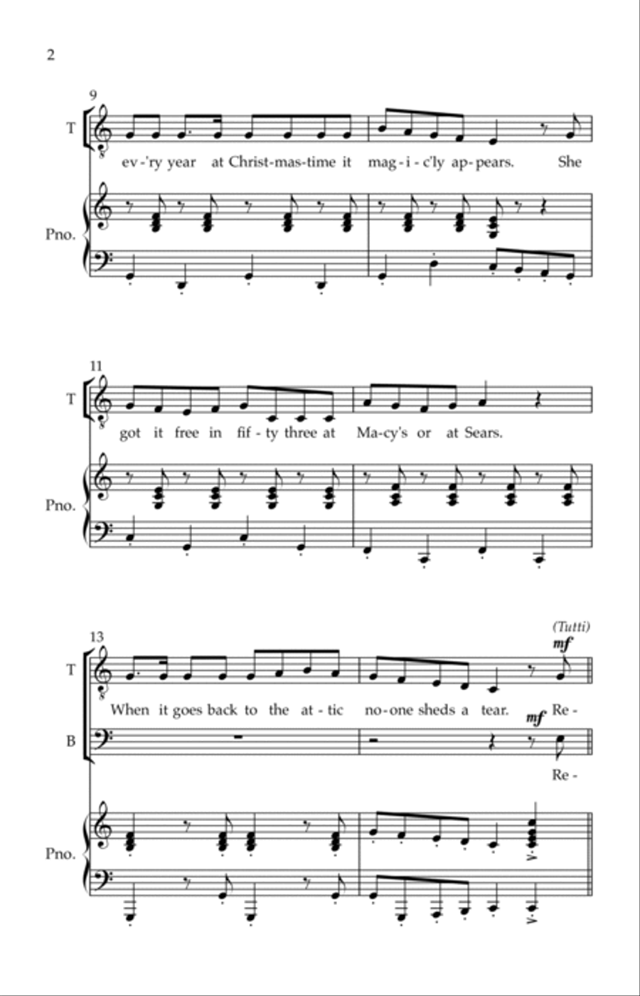 Recycle The Fruitcake Recycle The Fruitcake TTBB scores gallery preview page 3