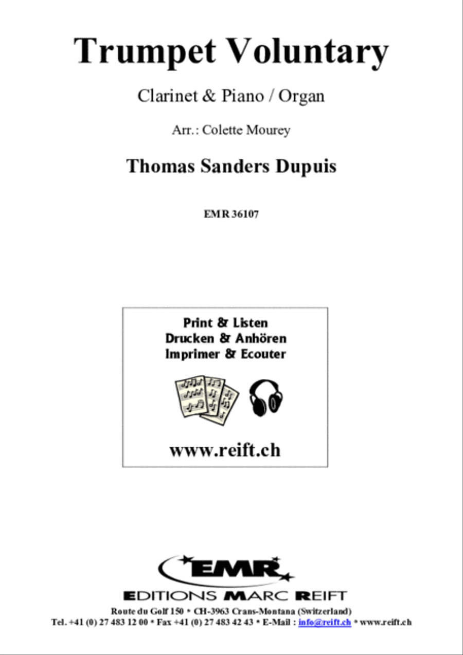 Trumpet Voluntary Trumpet Voluntary Clarinet Solo scores gallery preview page 2