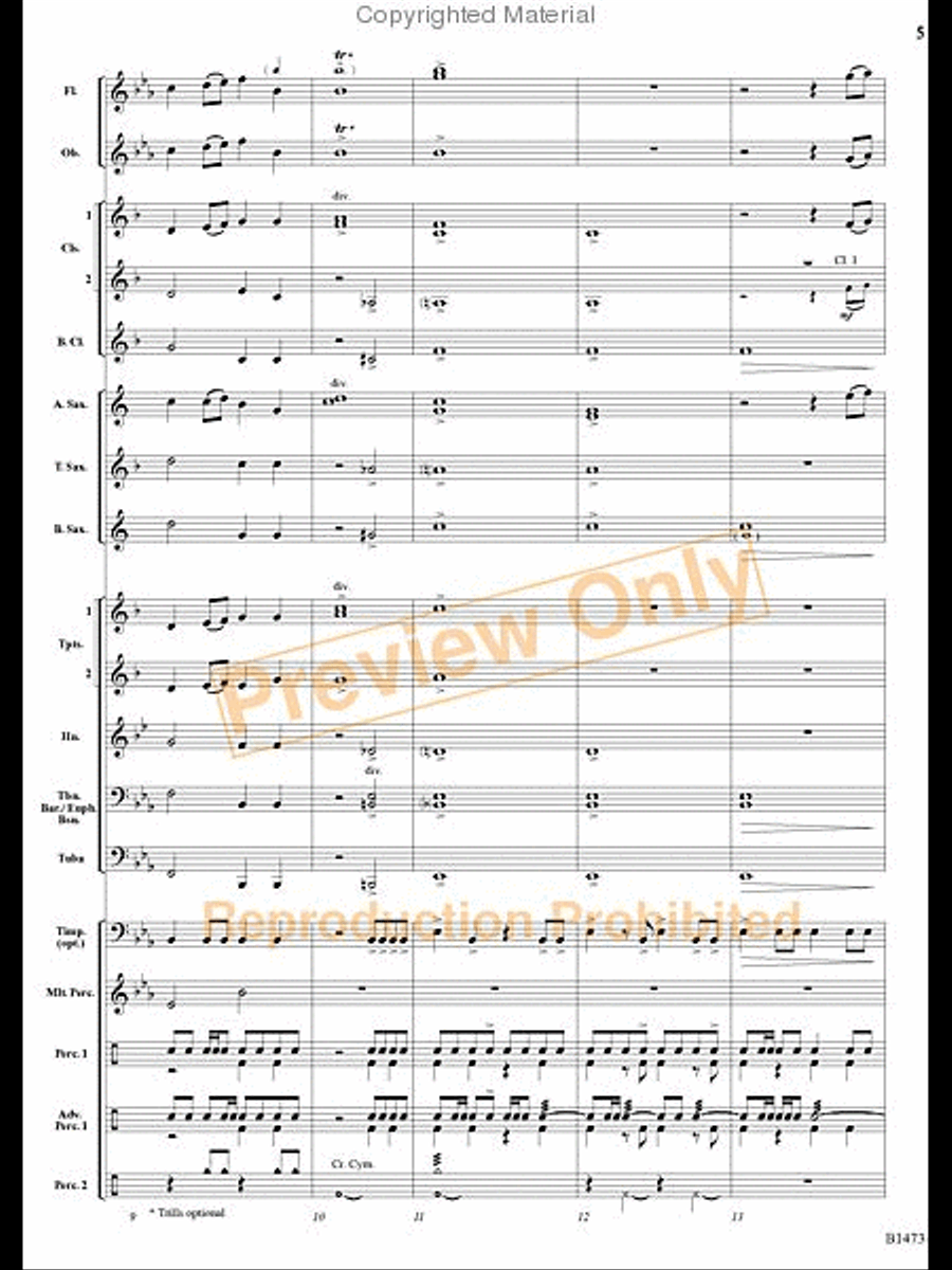Antiphon Antiphon Concert Band scores gallery preview page 4